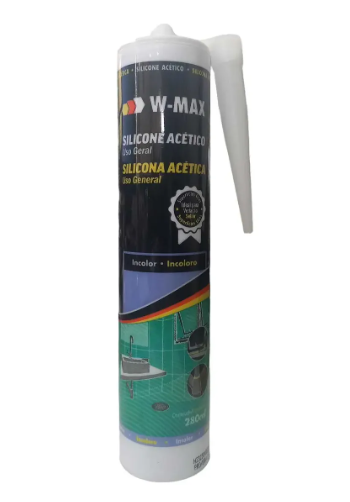 SILICONA ACÉTICA TRANSPARENTE W-MAX 280ml