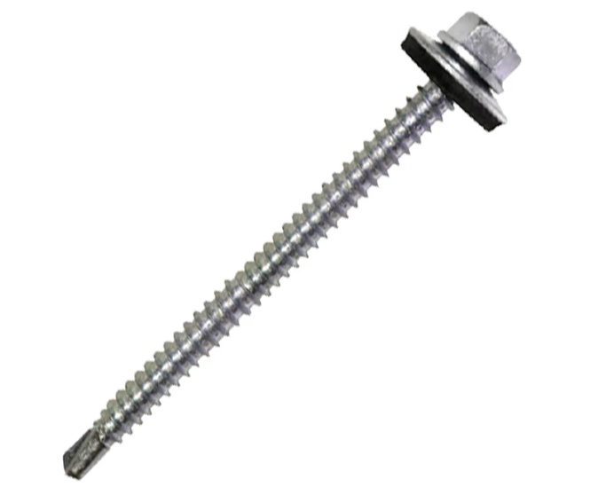 TORNILLO HEXAGONAL PUNTA BROCA 2 1/2" 100 UNI