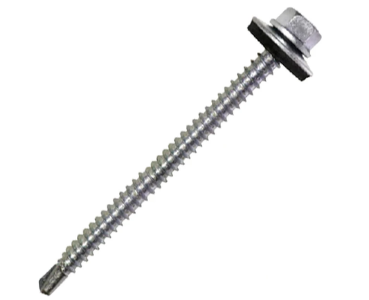 TORNILLO HEXAGONAL PUNTA BROCA 2 1/2" 100 UNI