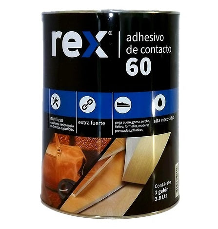 ADHESIVO CONTACTO 60 GALÓN REX