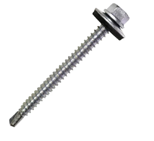 TORNILLO HEXAGONAL PUNTA BROCA 2" 100 UNI