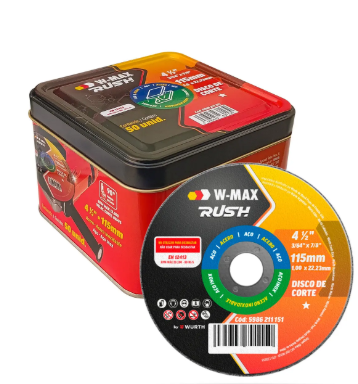 DISCO CORTE 4 1/2" W-MAX RUSH